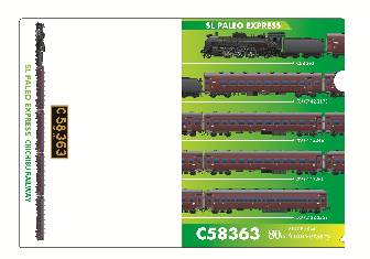 SL C58363 80 th クリアファイル【旧型客車ver.】